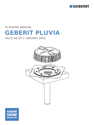 Geberit Pluvia Planning Manual 2025