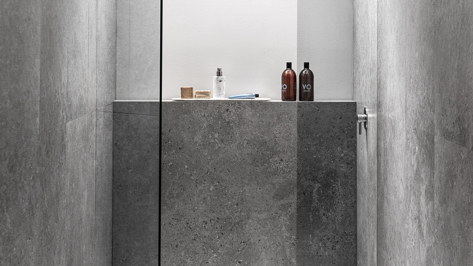 Geberit Sestra shower tray with floor-even installation