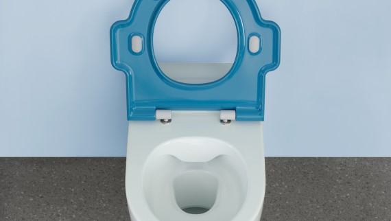 Geberit Bambini floor-standing WC with Rimfree®