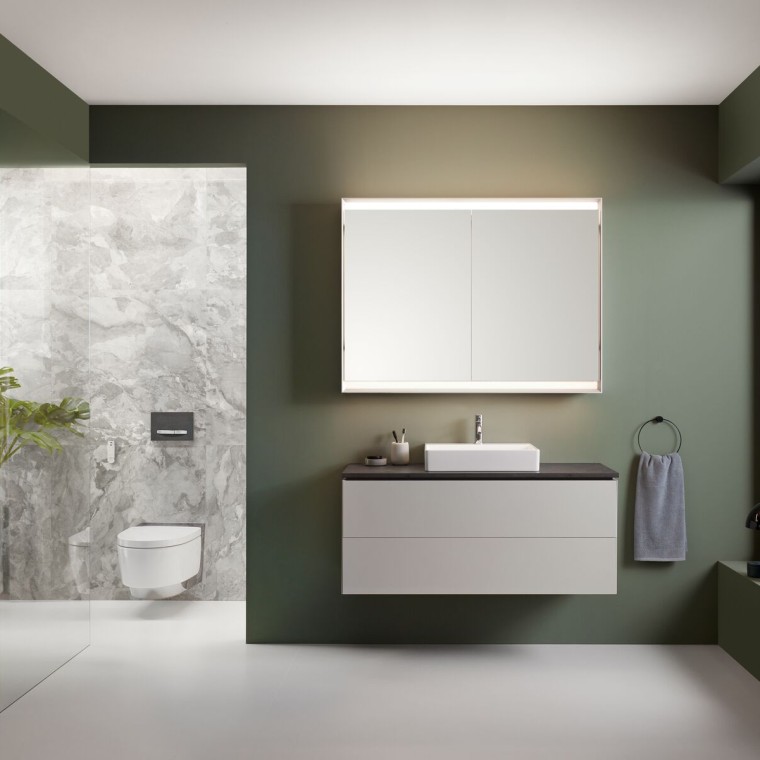 Geberit Mera Comfort with chrome surface Geberit Mera Comfort with chrome surface