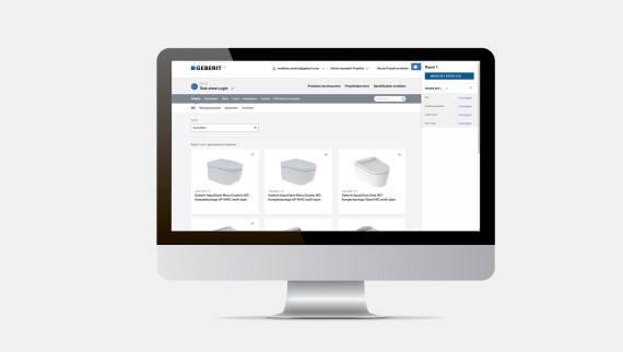 Geberit specifier - tool overview Geberit specifier - tool overview