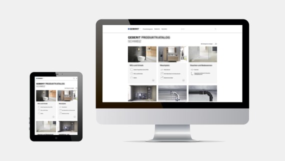 Geberit product catalogue - tool overview