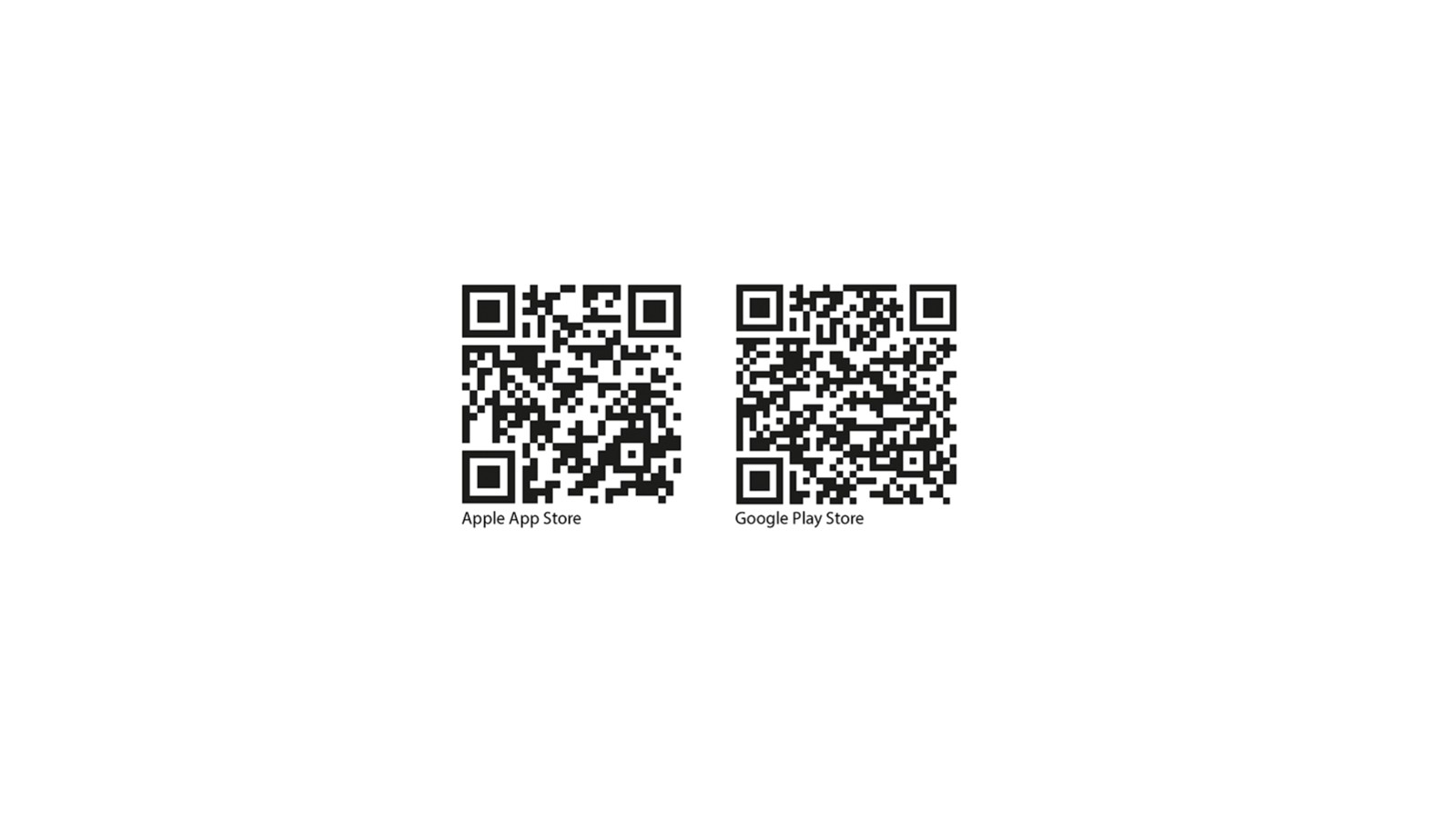 QR code for iOS Geberit Home app and Android Geberit Home app