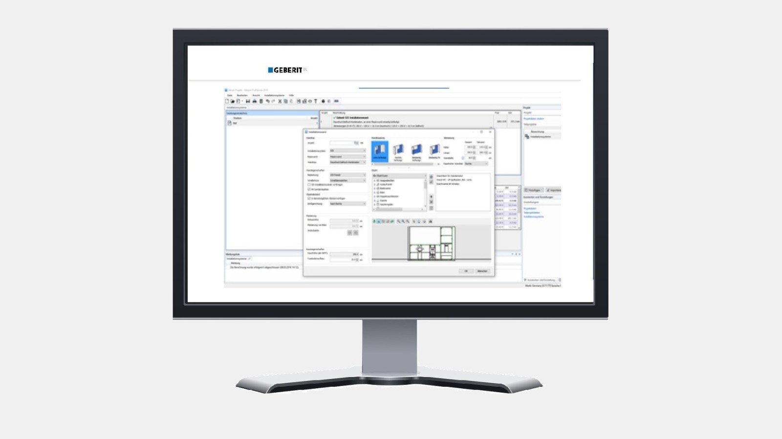 Geberit offers a wide range of digital planning tools for professionals, such as Geberit ProPlanner Geberit offers a wide range of digital planning tools for professionals, such as Geberit ProPlanner