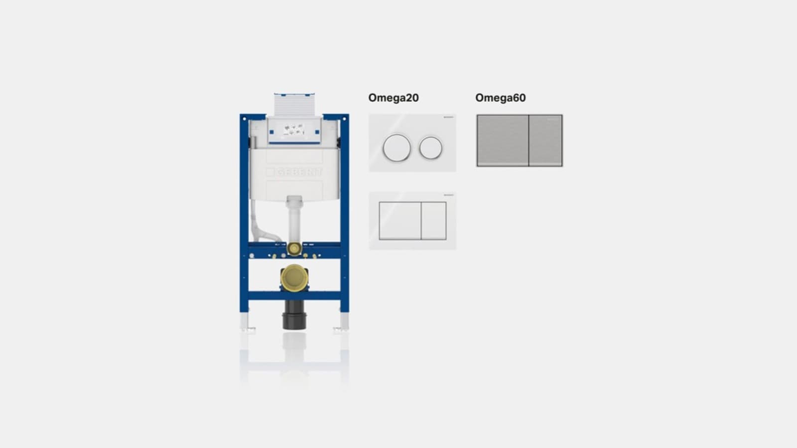 Geberit Omega flushing system Geberit Omega flushing system