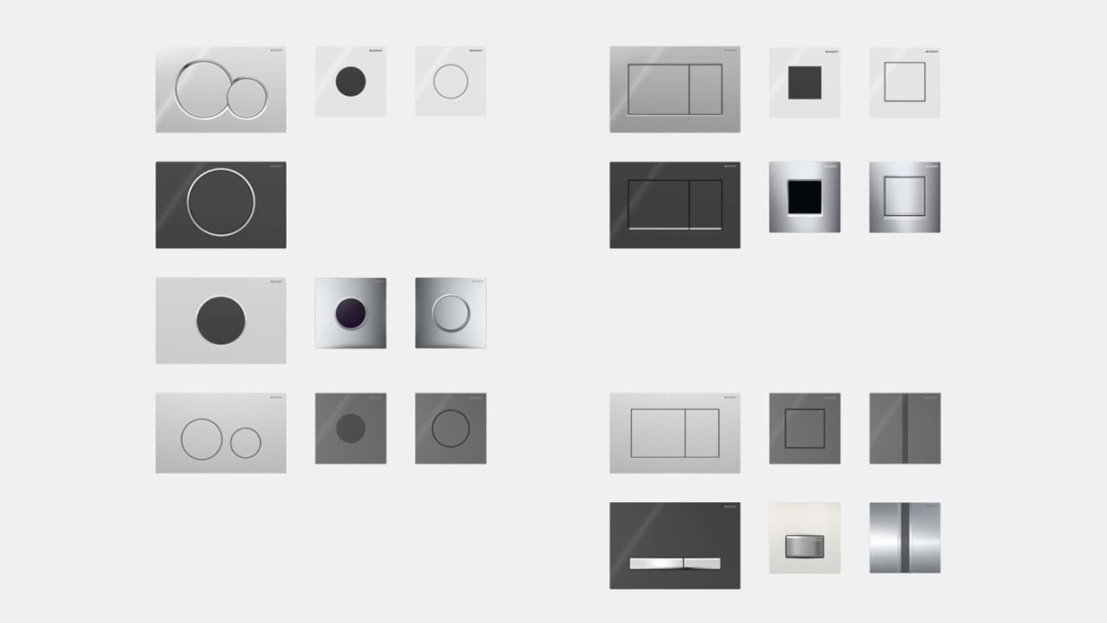 Geberit actuator plates and flush controls and cover plates Geberit actuator plates and flush controls and cover plates