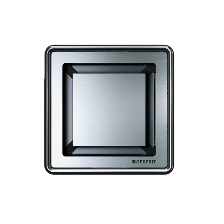 The design cover for Geberit CleanPoint in a square version The design cover for Geberit CleanPoint in a square version