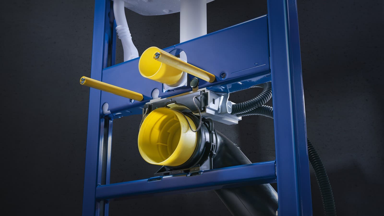 Geberit Duofix with outlet mounting and communication connection box Geberit Duofix with outlet mounting and communication connection box